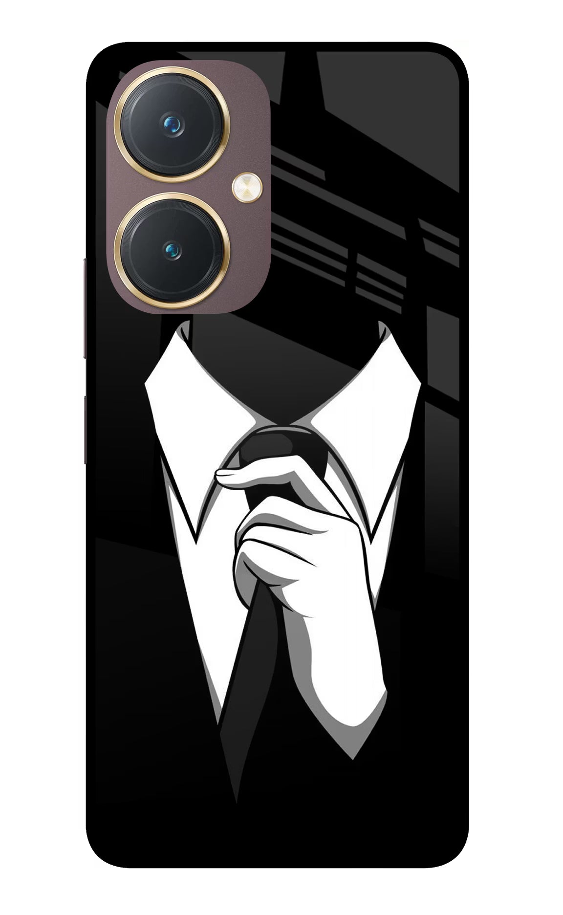 Black Tie Vivo Y27 Glass Case