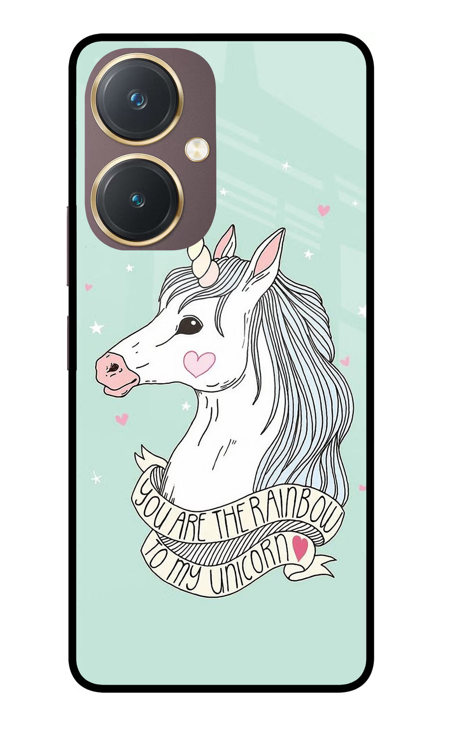 Unicorn Wallpaper Vivo Y27 Back Cover, Glass case
