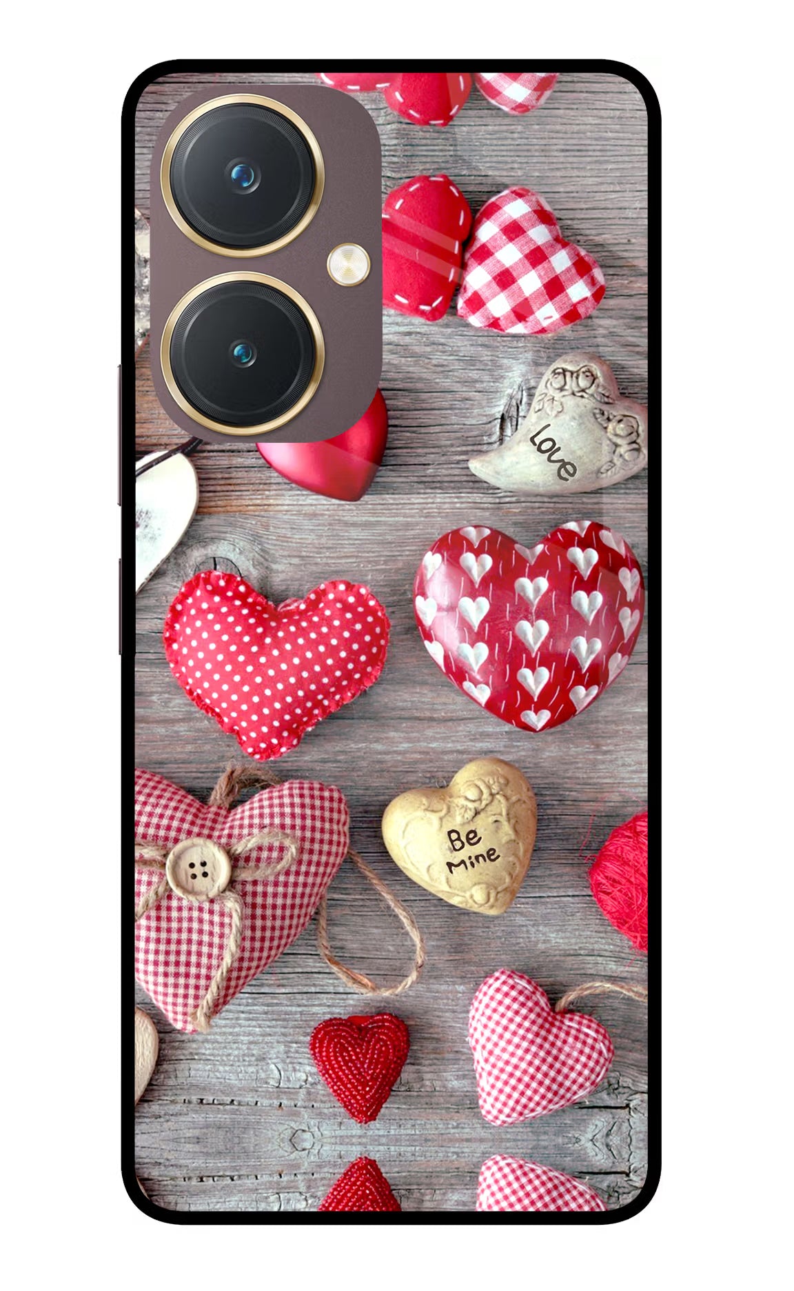 Love Wallpaper Vivo Y27 Glass Case