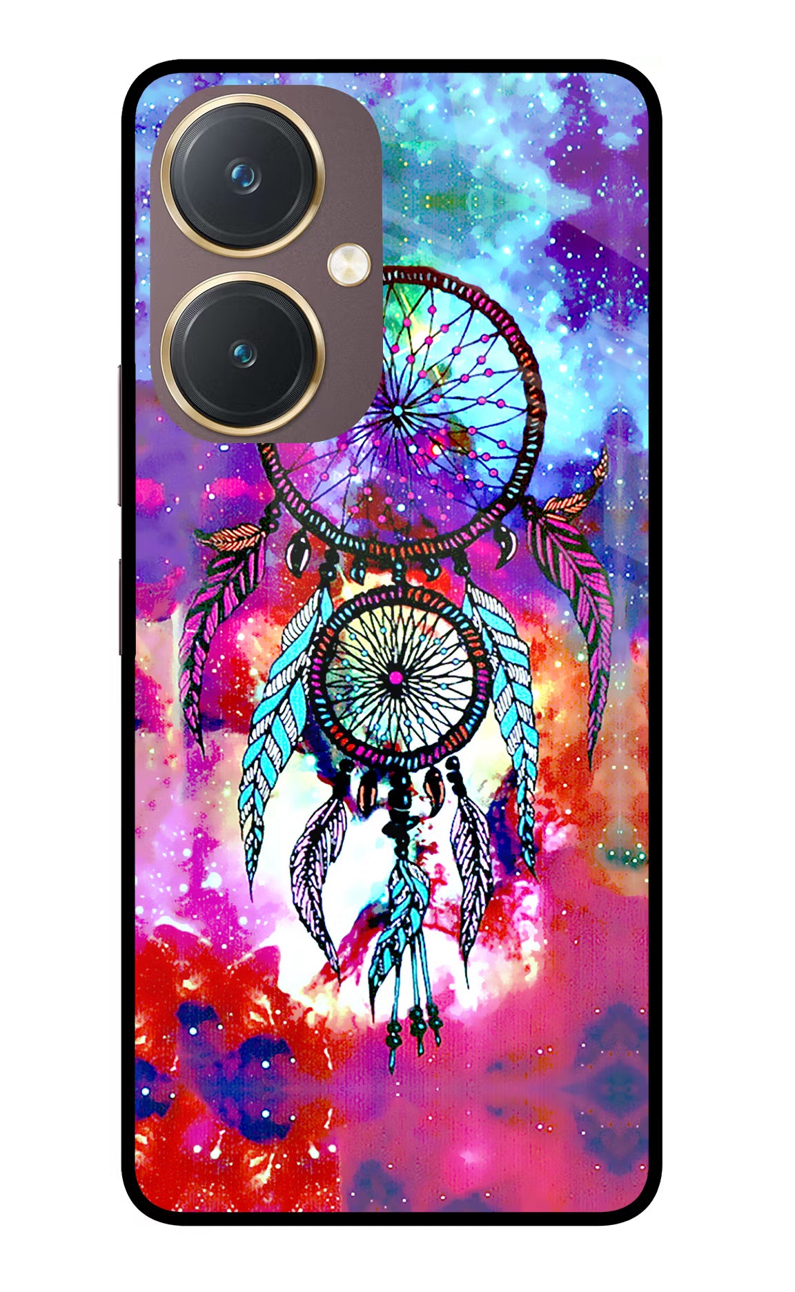 Dream Catcher Abstract Vivo Y27 Glass Case Back Cover by Casekaro