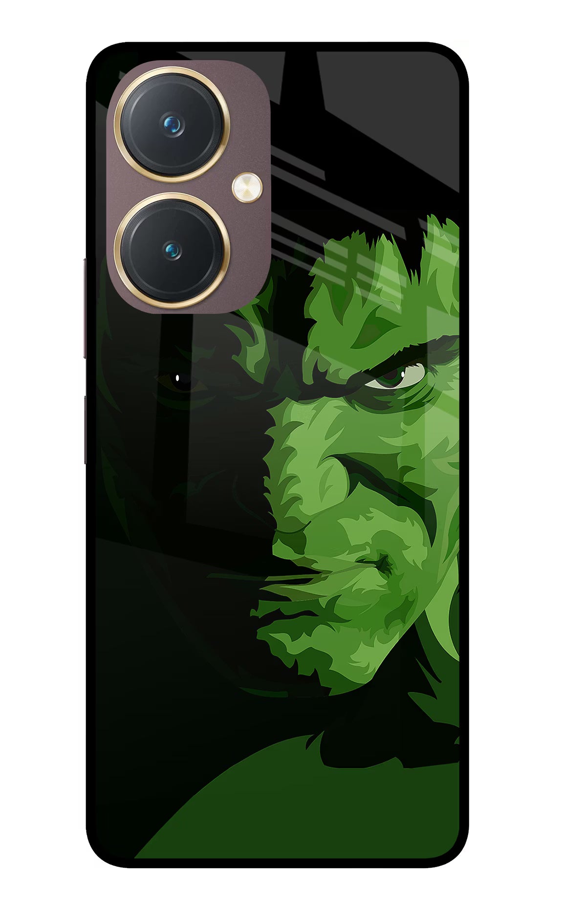 HULK Vivo Y27 Glass Case Back Cover by Casekaro