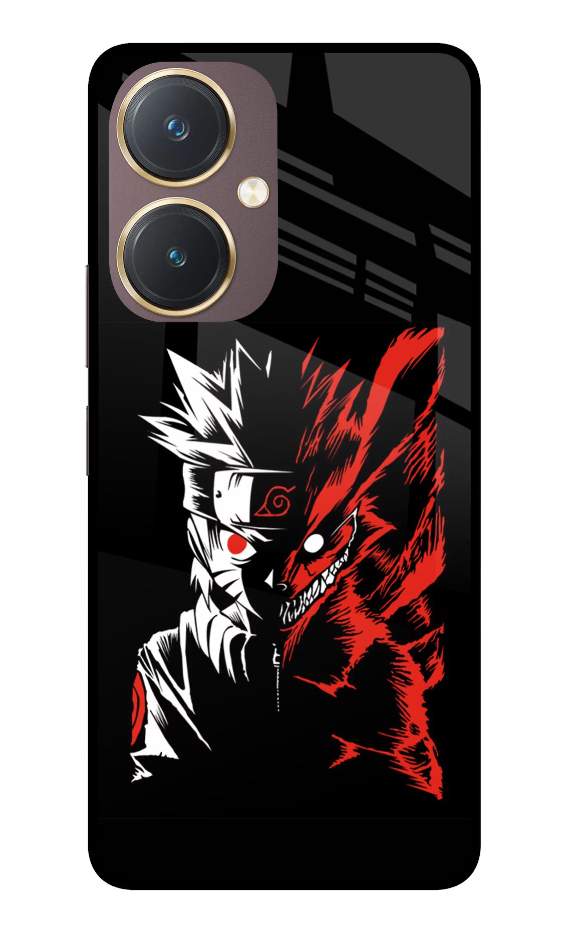 Naruto Two Face Vivo Y27 Glass Case Back Cover by Casekaro