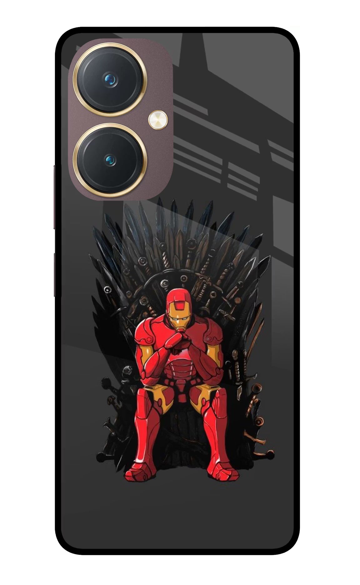Ironman Throne Vivo Y27 Glass Case Back Cover by Casekaro