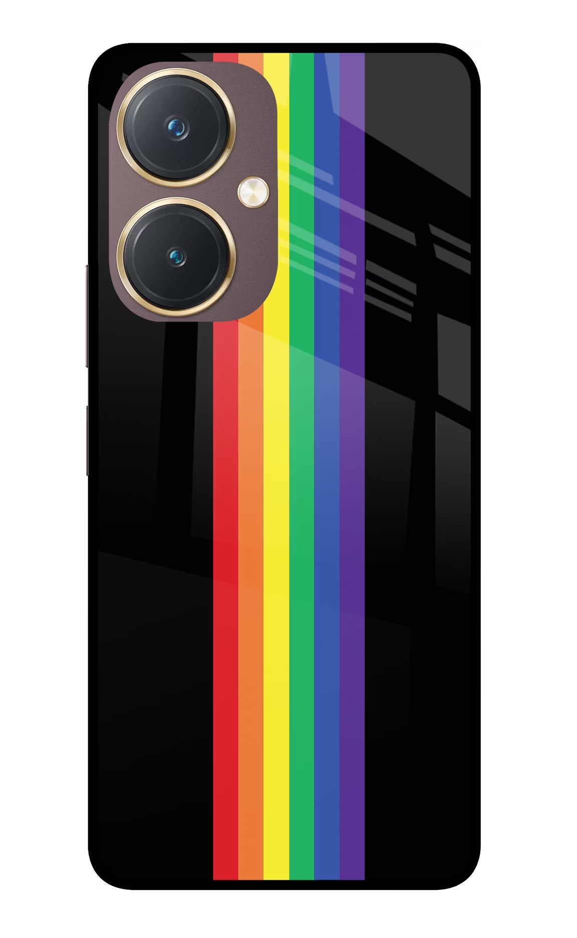 Pride Vivo Y27 Glass Case Back Cover by Casekaro