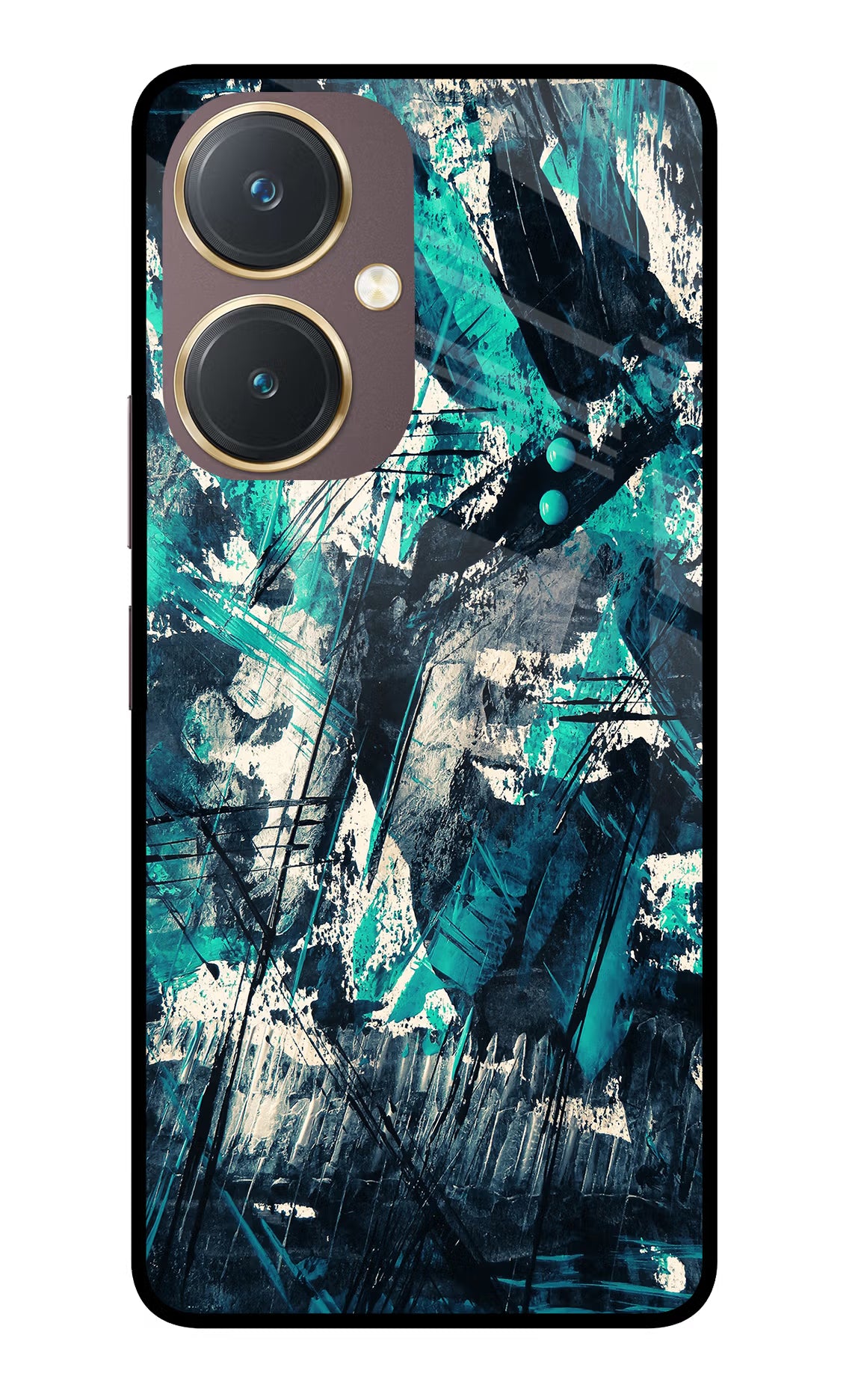 Artwork Vivo Y27 Glass Case Back Cover by Casekaro