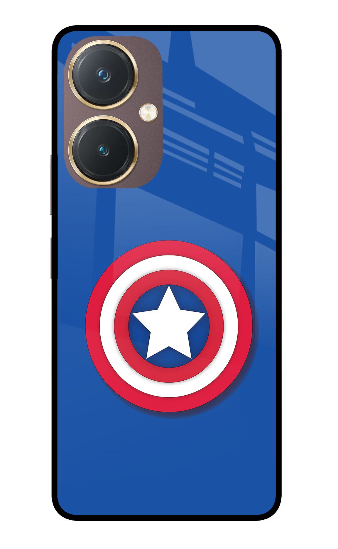 Shield Vivo Y27 Glass Case Back Cover by Casekaro