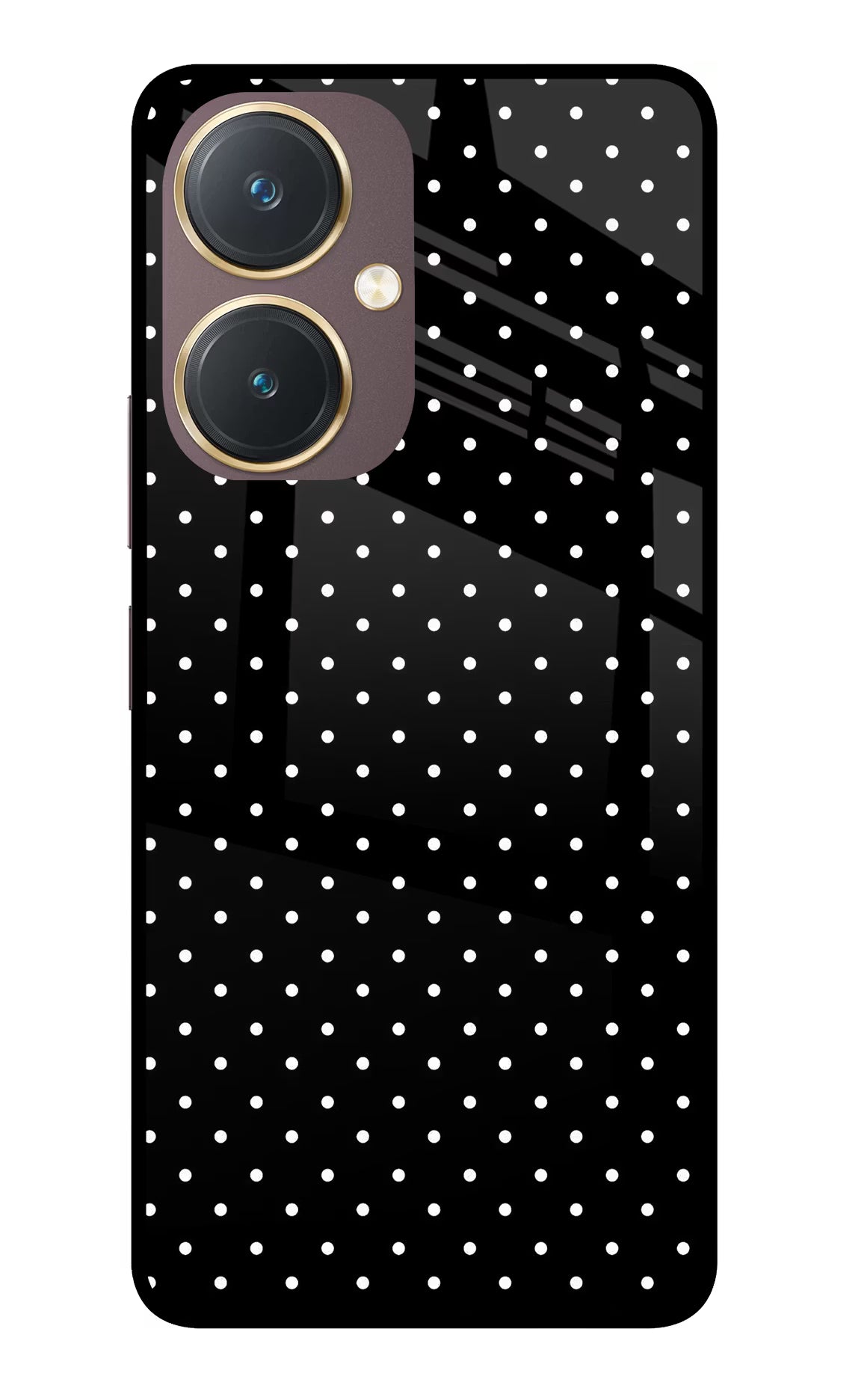 White Dots Vivo Y27 Glass Case