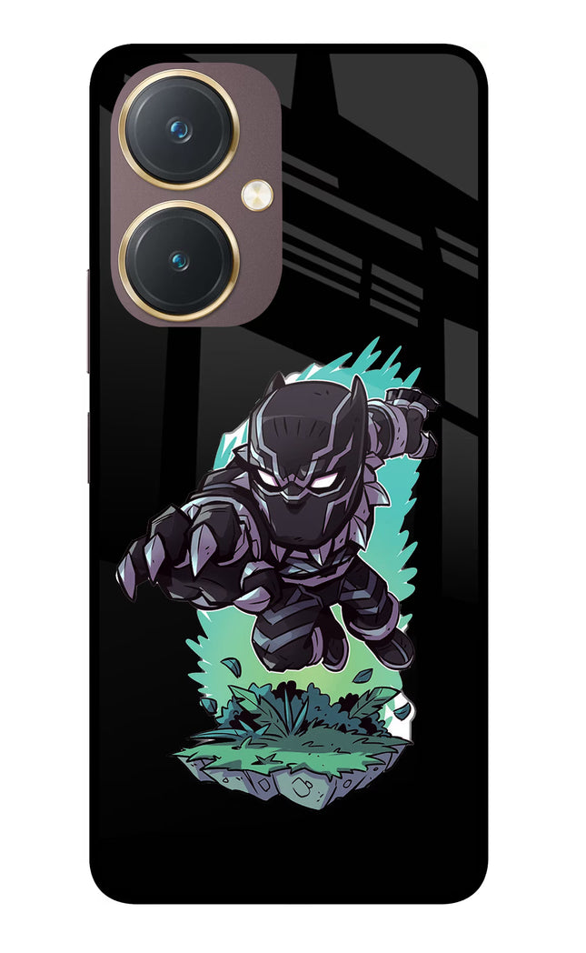 Black Panther Vivo Y27 Glass Case Back Cover by Casekaro