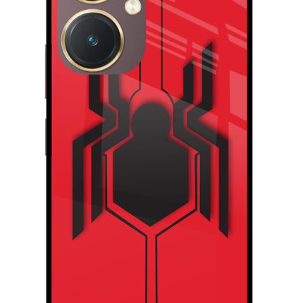 Spider Vivo Y27 Glass Case Back Cover by Casekaro
