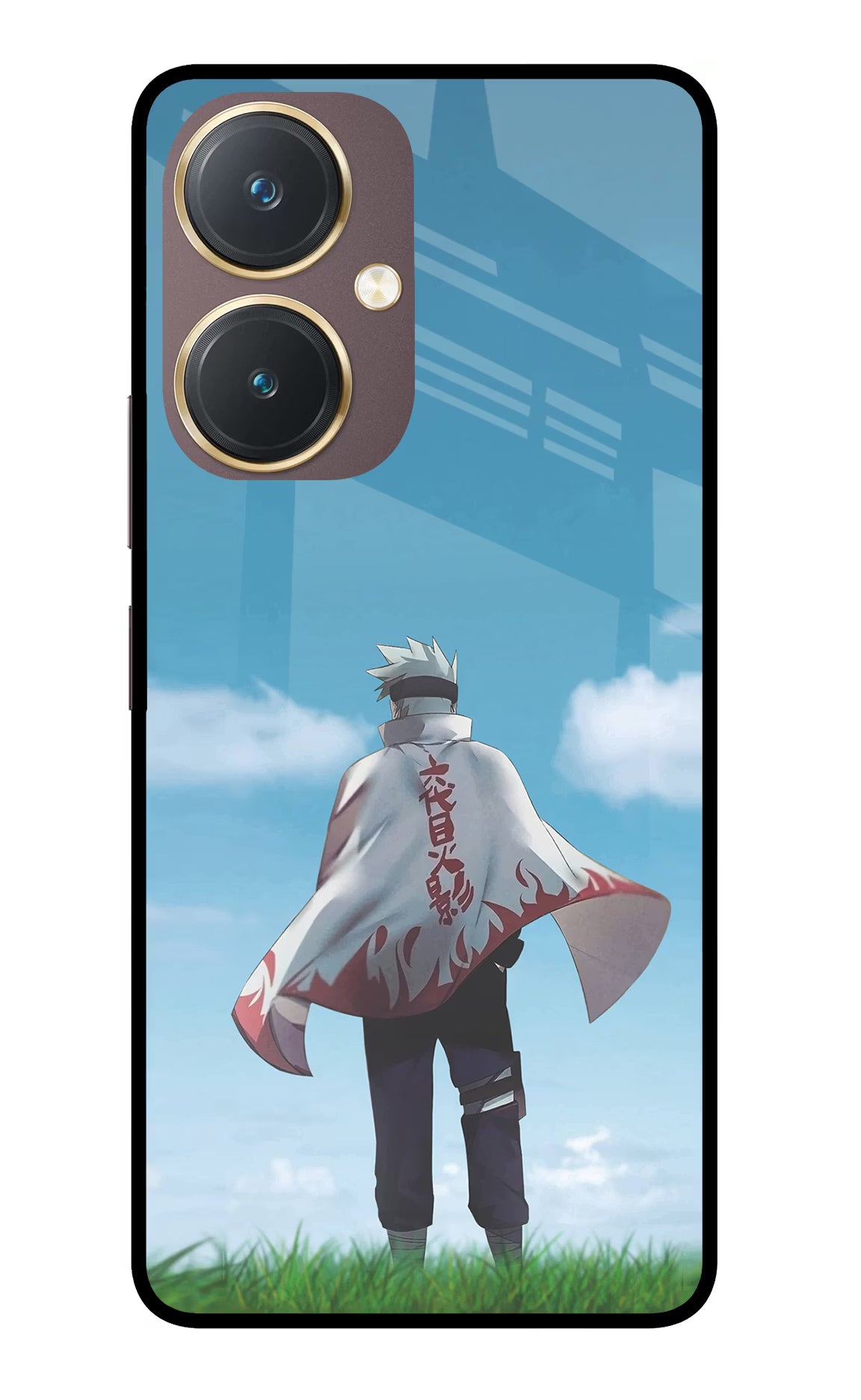 Kakashi Vivo Y27 Glass Case Back Cover by Casekaro