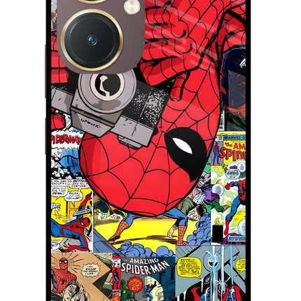 Spider Man Vivo Y27 Glass Case
