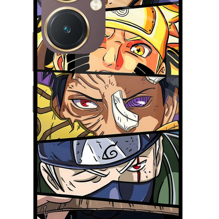 Naruto Character Vivo Y27 Glass Case Back Cover by Casekaro