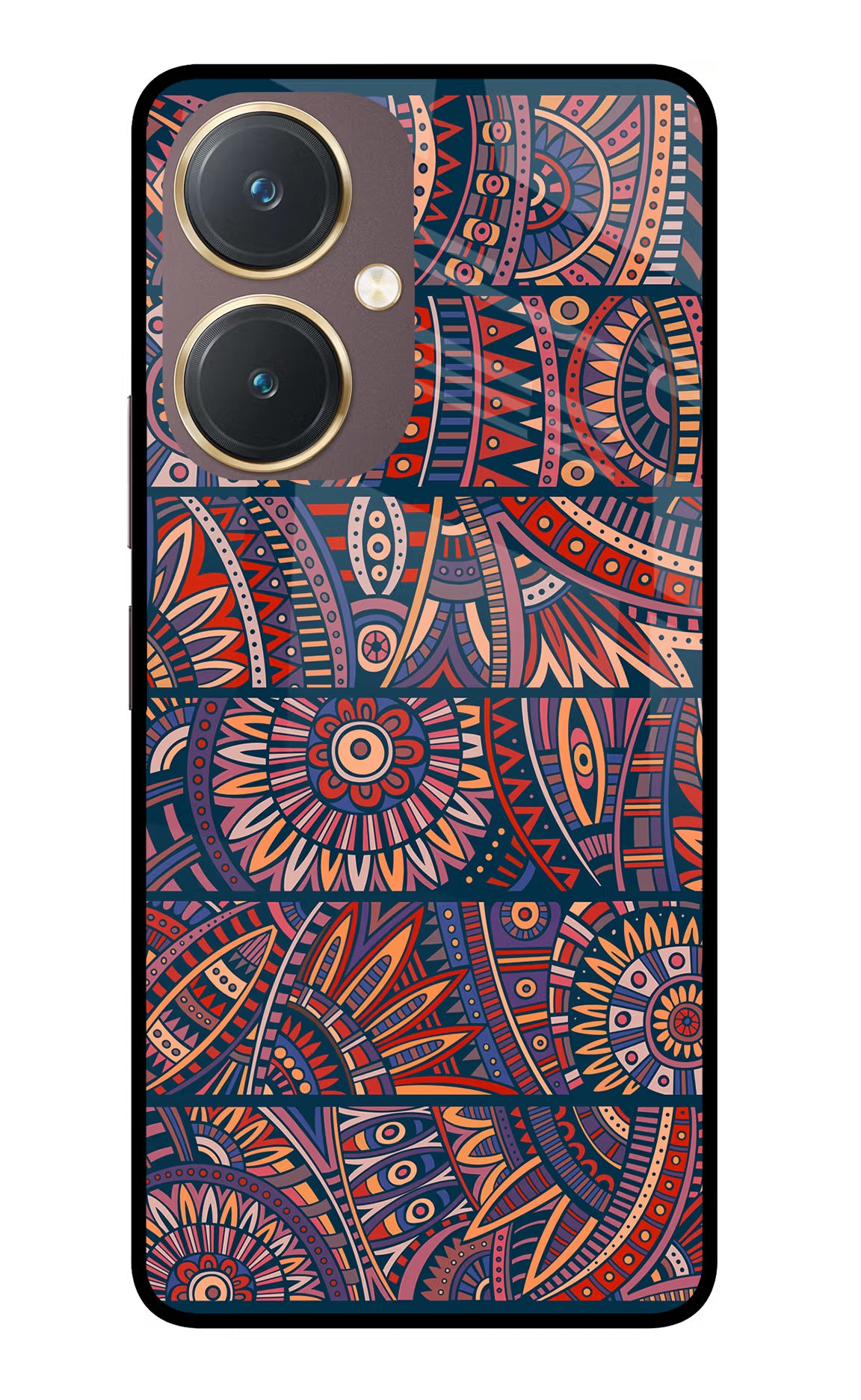 African Culture Design Vivo Y27 Glass Case Back Cover by Casekaro