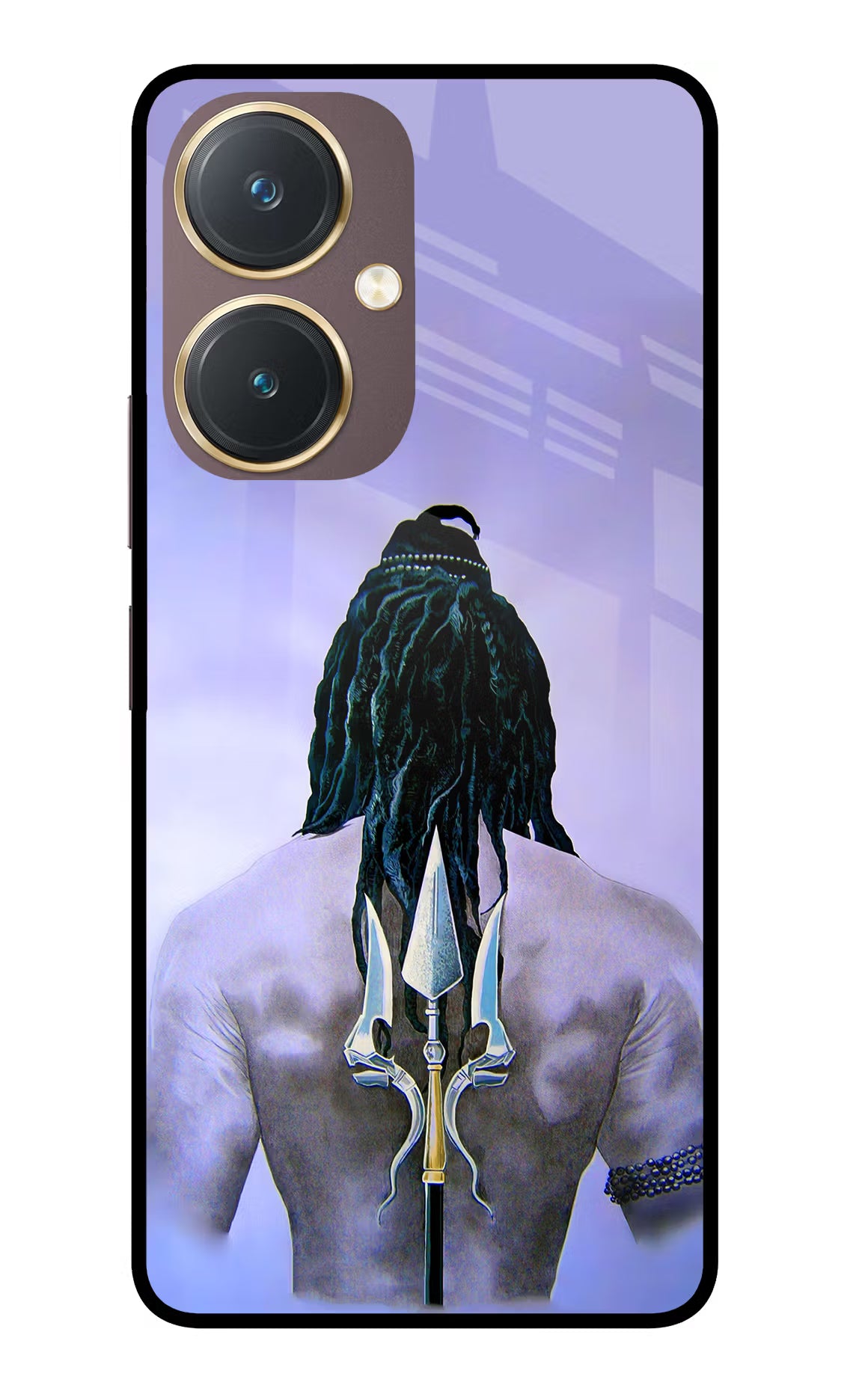 Shiva Vivo Y27 Glass Case Back Cover by Casekaro