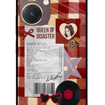 Queen of Disaster Vivo Y27 Glass Case