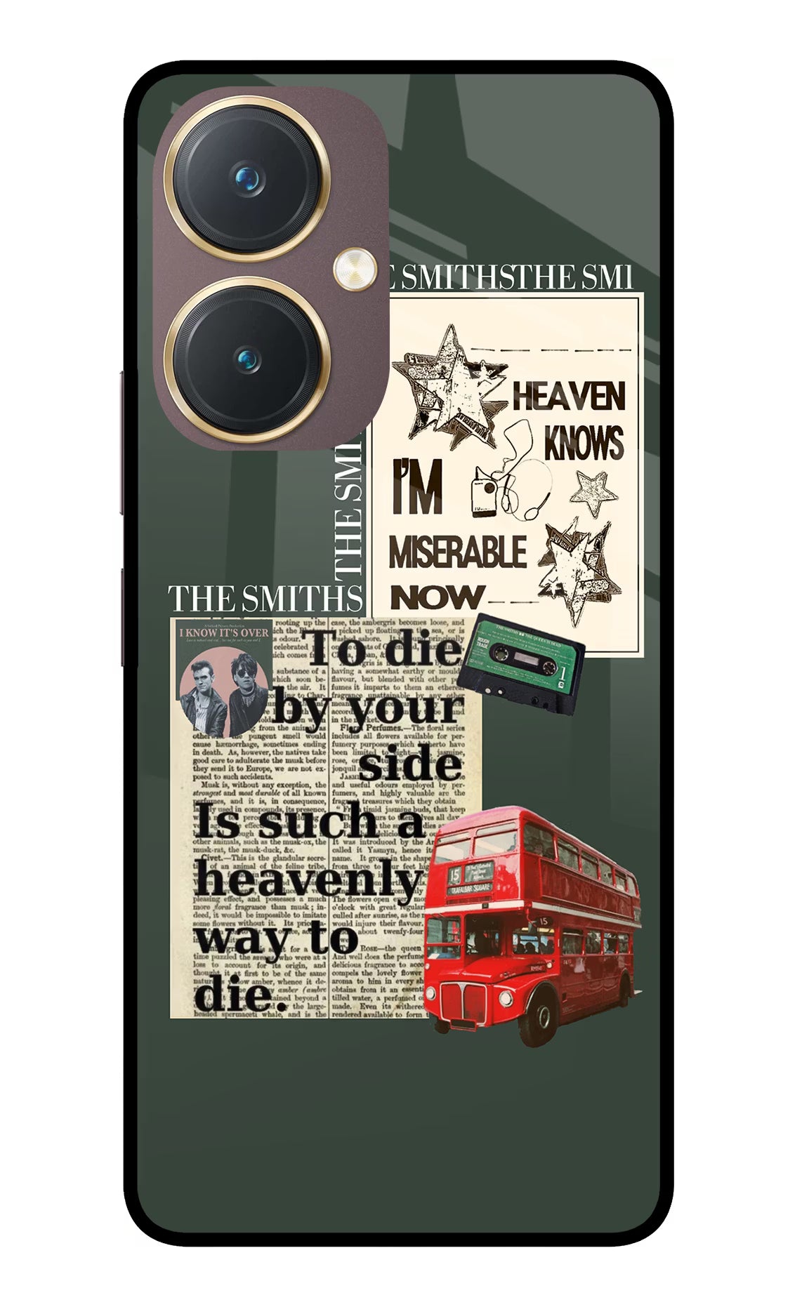 The Smiths Vivo Y27 Glass Case Back Cover by Casekaro