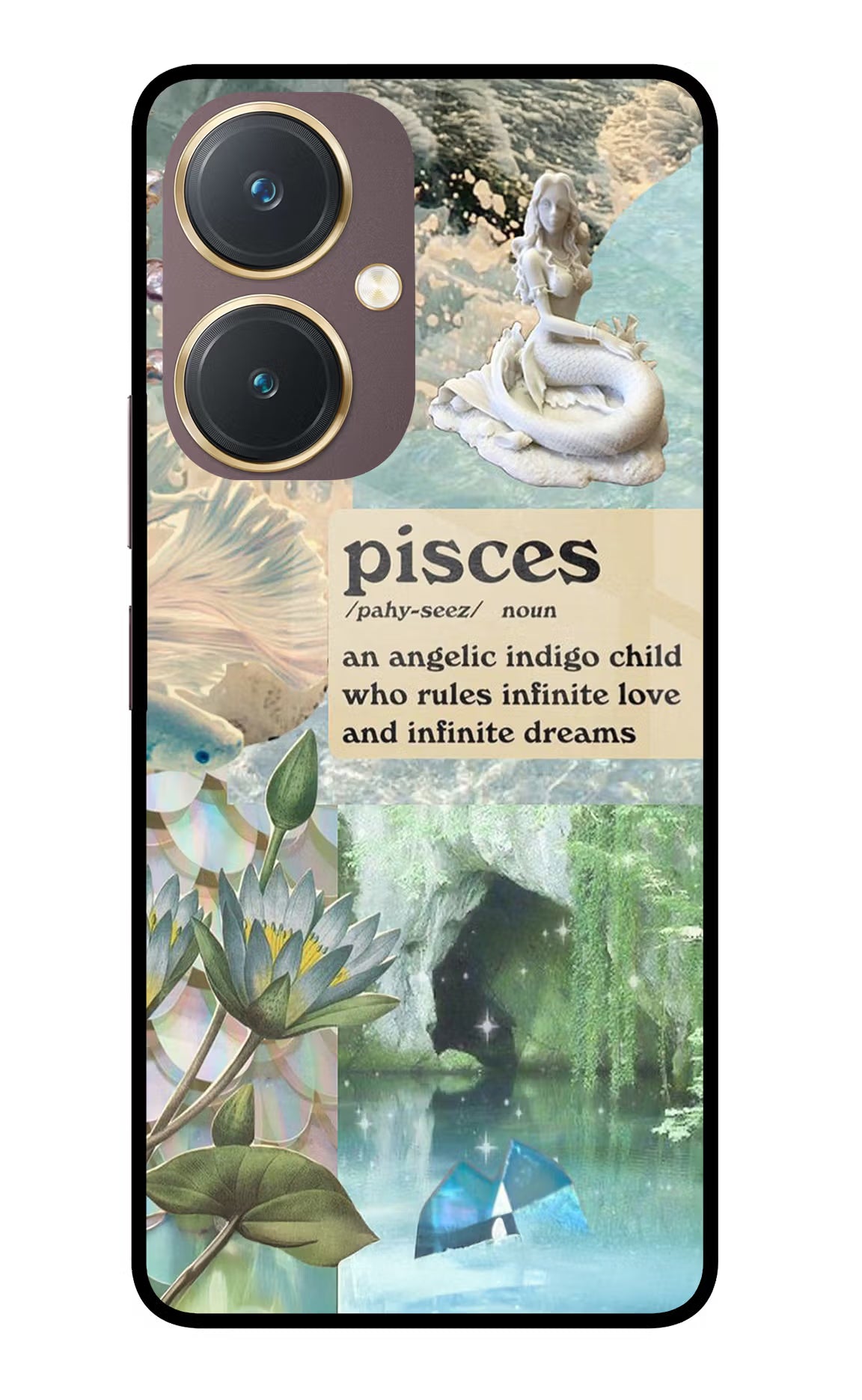 Pisces Zodiac Vivo Y27 Glass Case