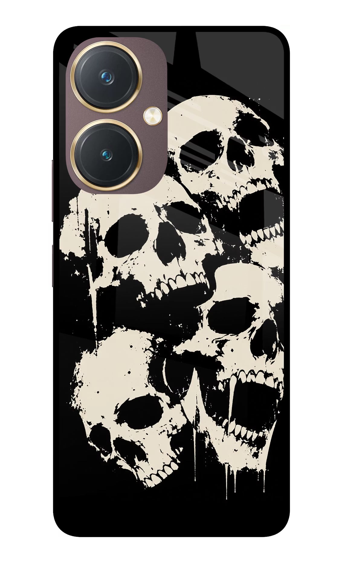 Dead Stack Vivo Y27 Glass Case Back Cover by Casekaro