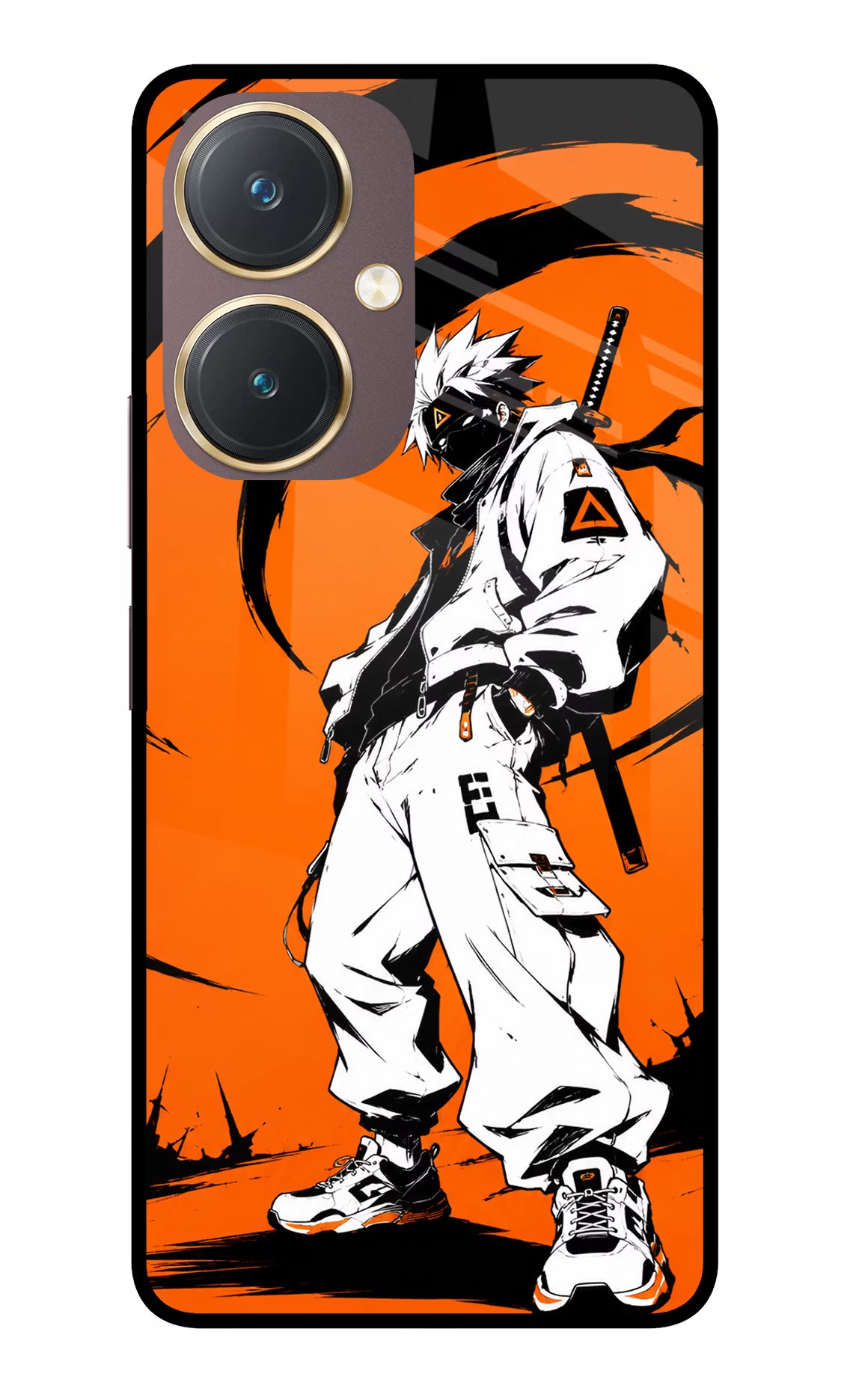 Street Samurai  Vivo Y27 Glass Case Back Cover by Casekaro