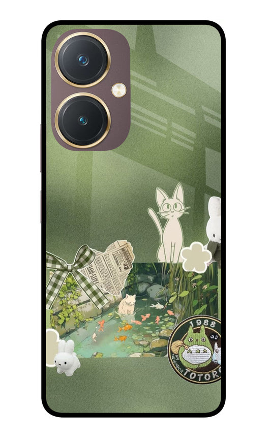 Aesthetic anime Vivo Y27 Glass Case