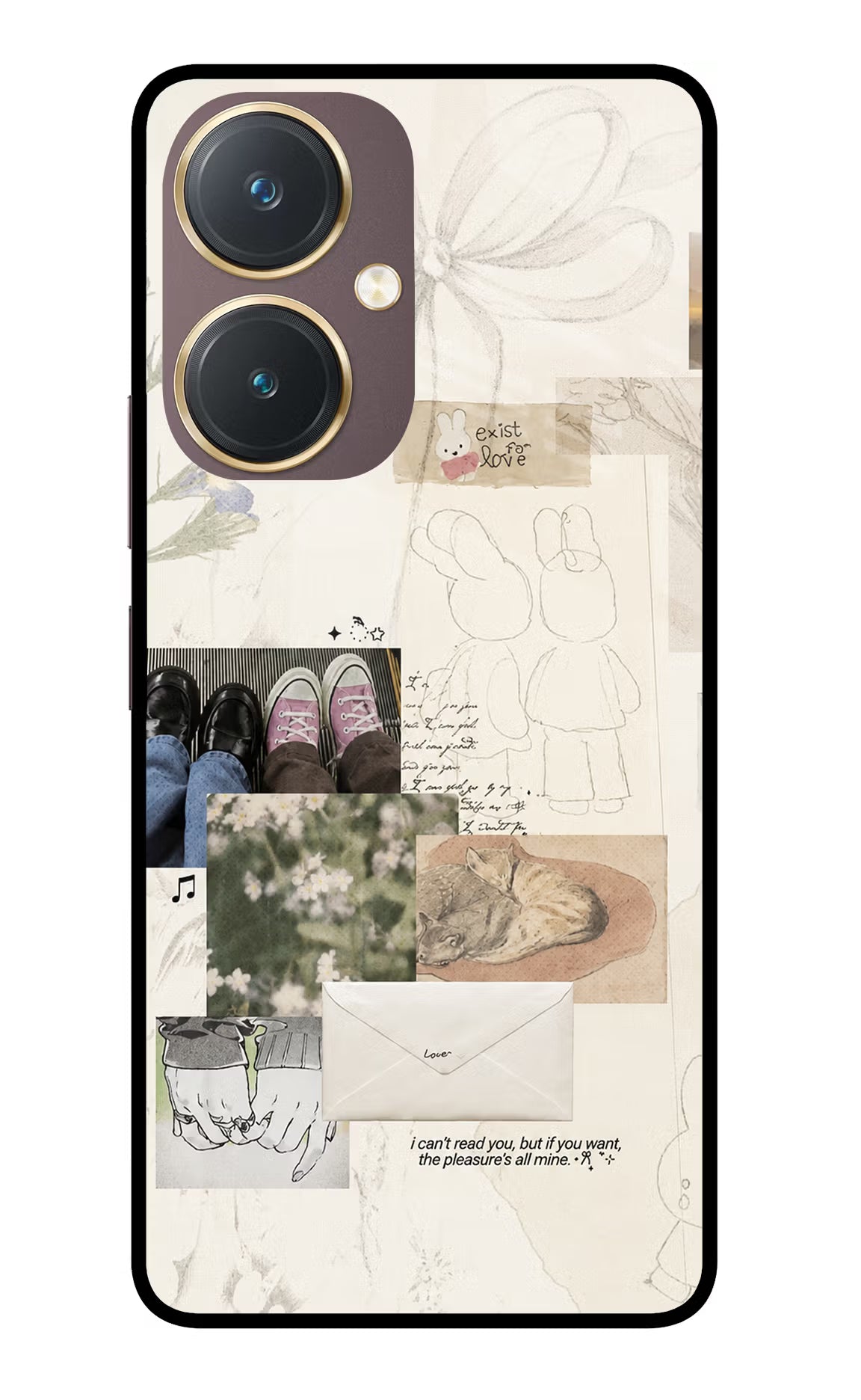 Soft Aesthetic Vivo Y27 Glass Case