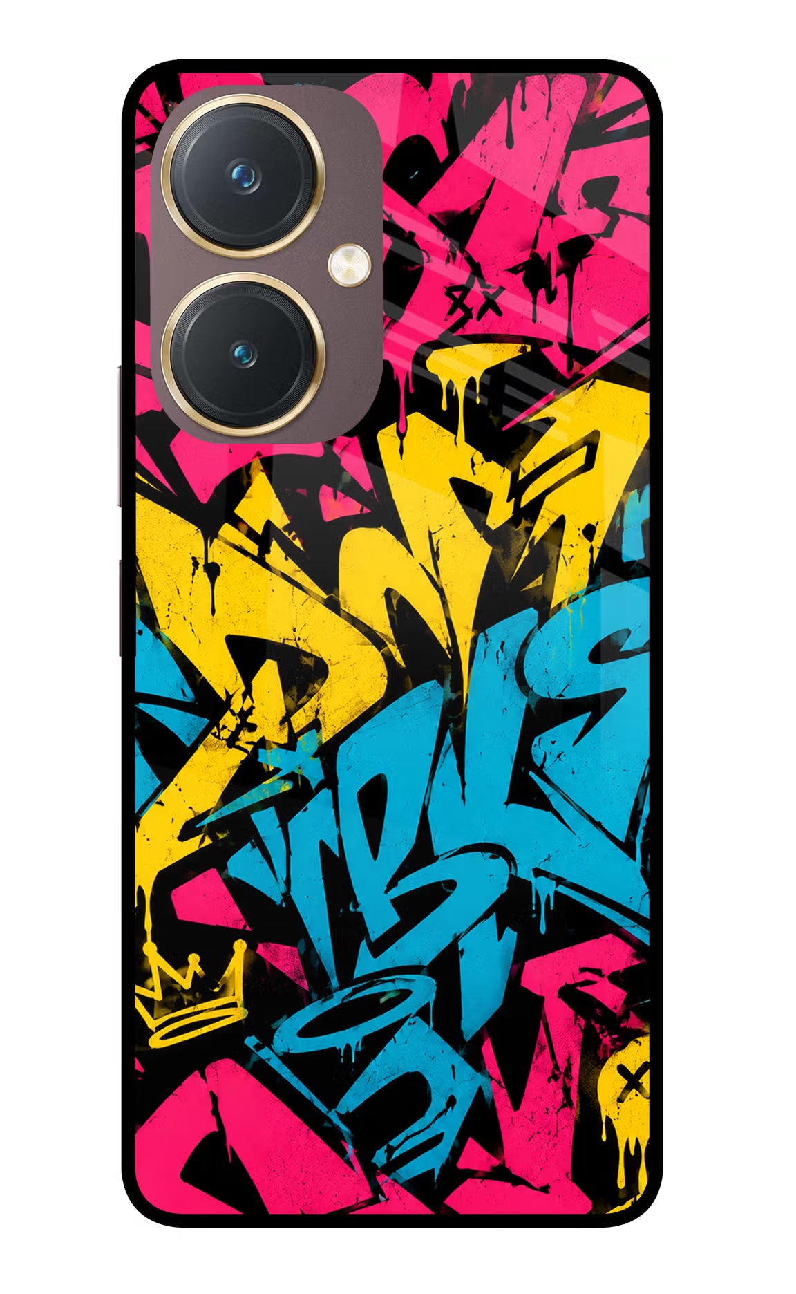Graffiti Vibe Vivo Y27 Glass Case