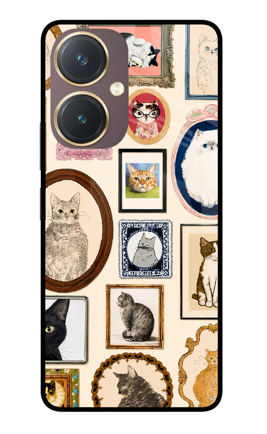 Mirror Cats Vivo Y27 Glass Case