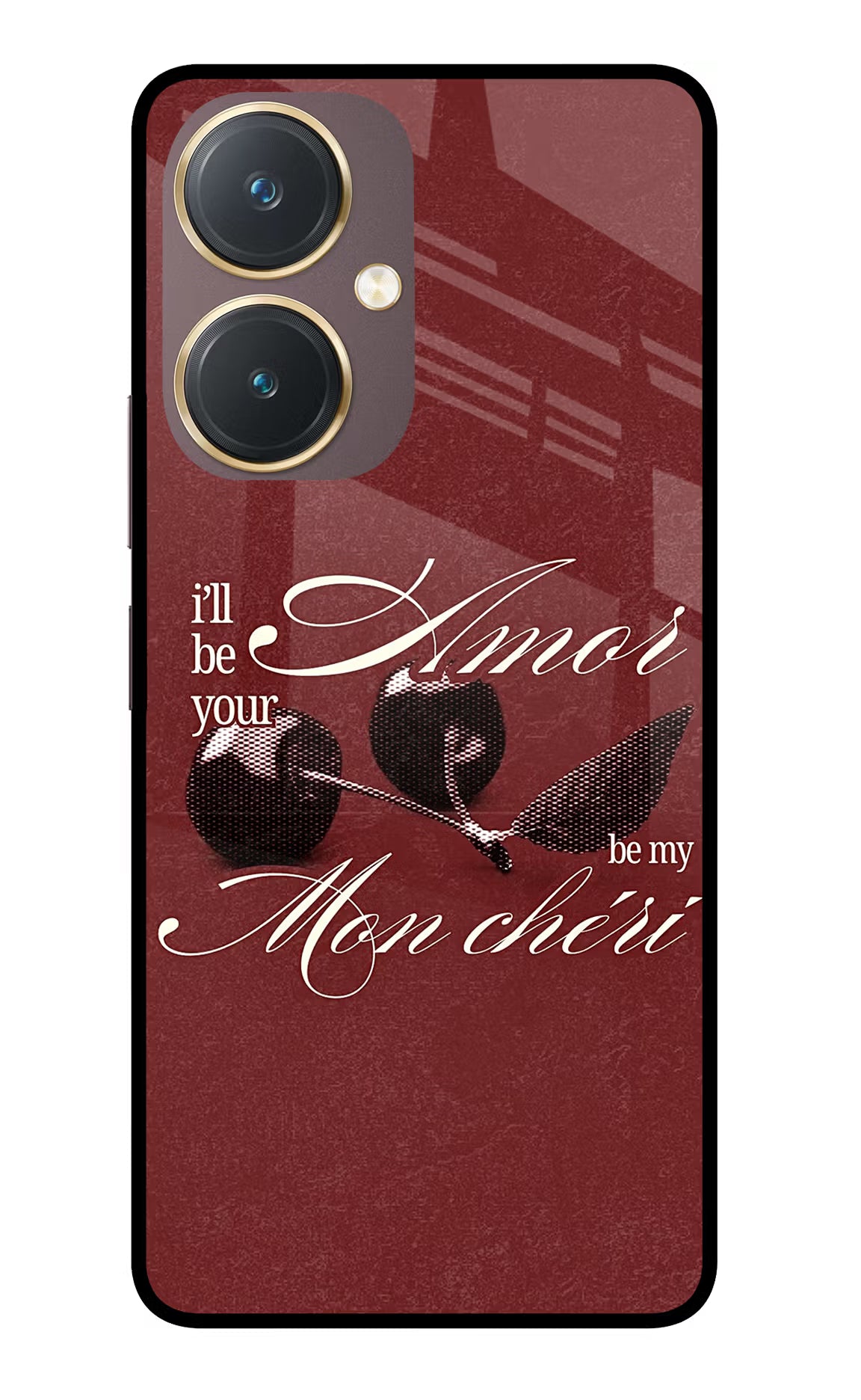 Velvet Cherry Vivo Y27 Glass Case