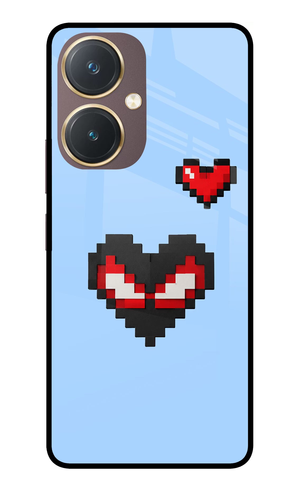 Peter Heart Vivo Y27 Glass Case