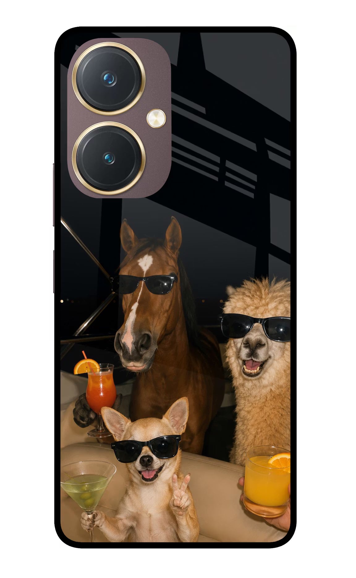 Party Squad Vivo Y27 Glass Case