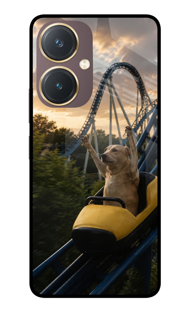 Rollercoaster Dog Vivo Y27 Glass Case