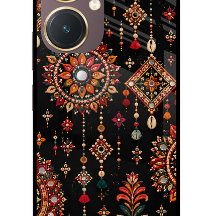 Boho Noir Vivo Y27 Glass Case