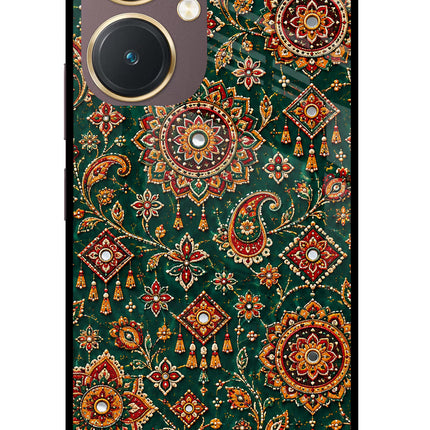 Green Pataka Vivo Y27 Glass Case