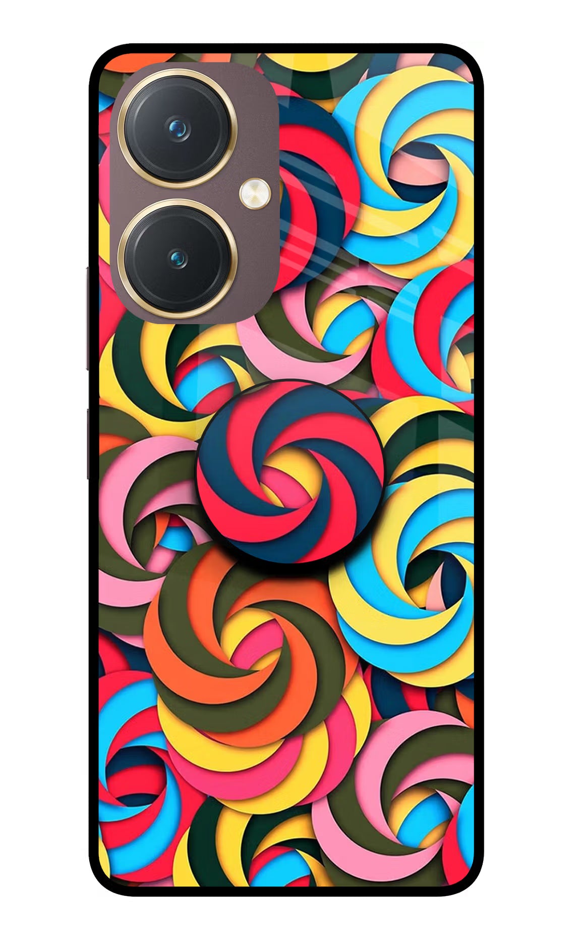Spiral Pattern Vivo Y27 Pop Case by Casekaro