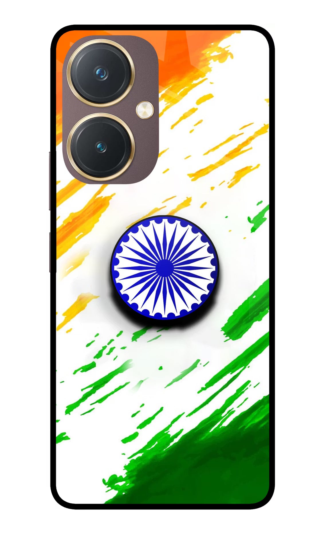 Indian Flag Ashoka Chakra Vivo Y27 Pop Case by Casekaro