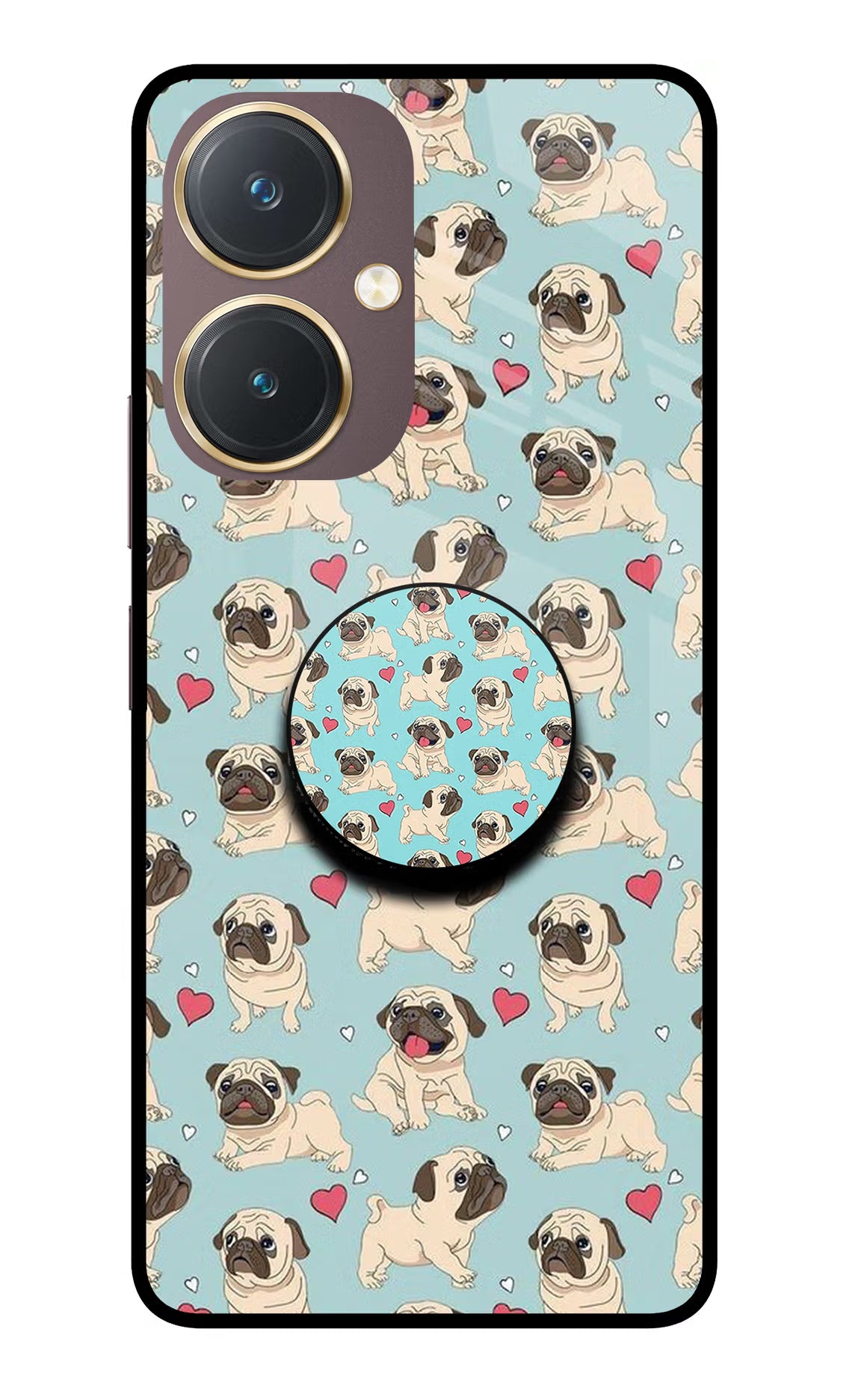 Pug Dog Vivo Y27 Pop Case by Casekaro
