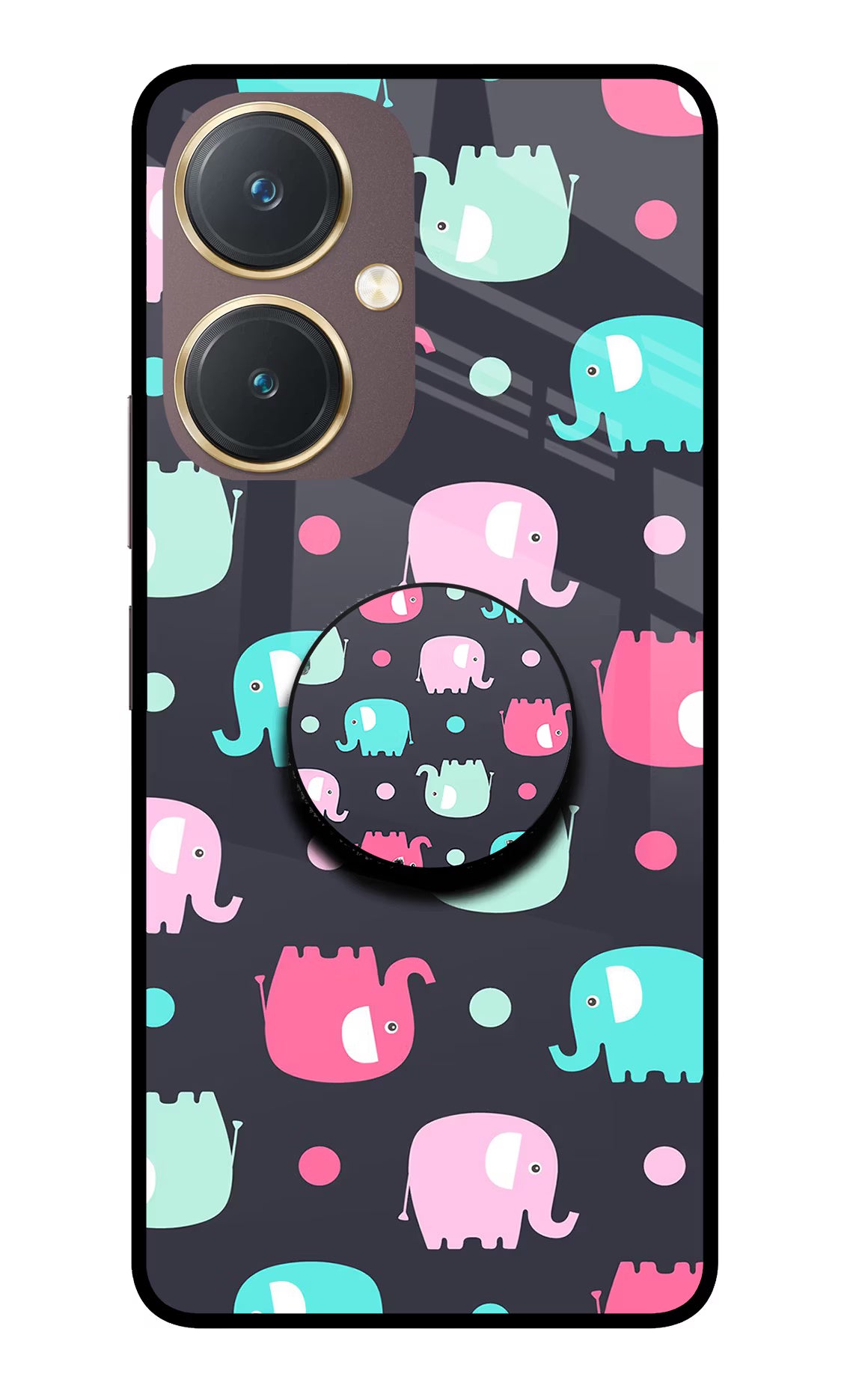Baby Elephants Vivo Y27 Pop Case by Casekaro