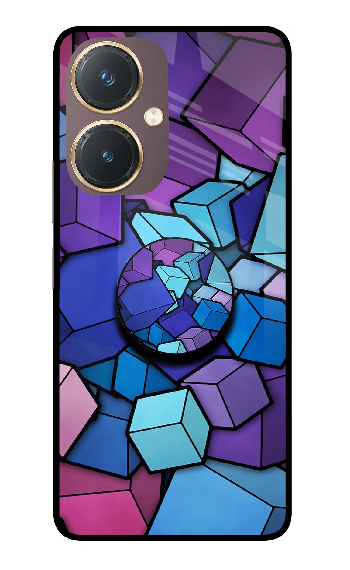 Cubic Abstract Vivo Y27 Pop Case by Casekaro