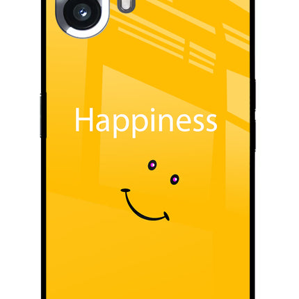 Happiness With Smiley Nothing Phone 2 Glass Case