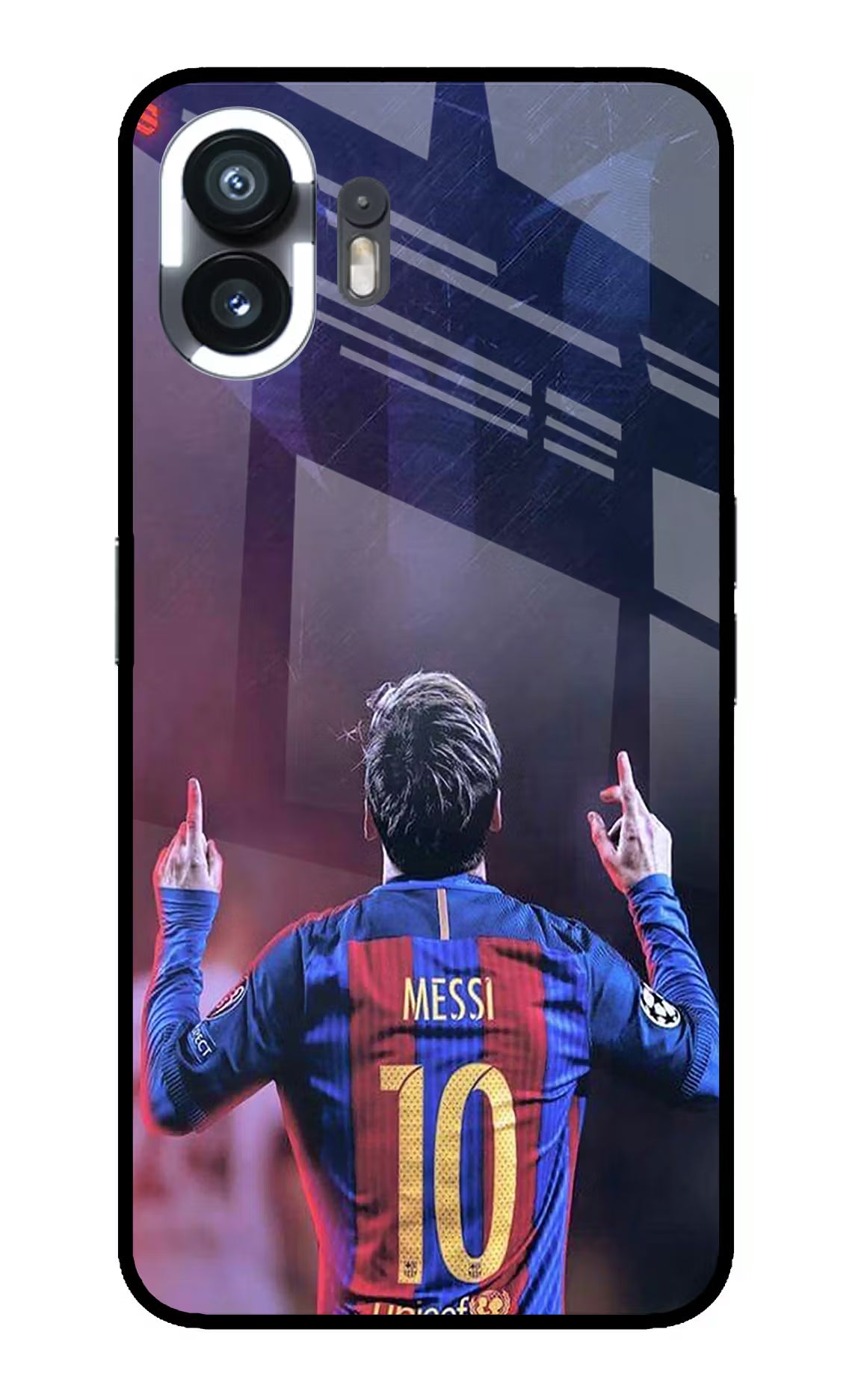 Messi Nothing Phone 2 Glass Case Back Cover by Casekaro