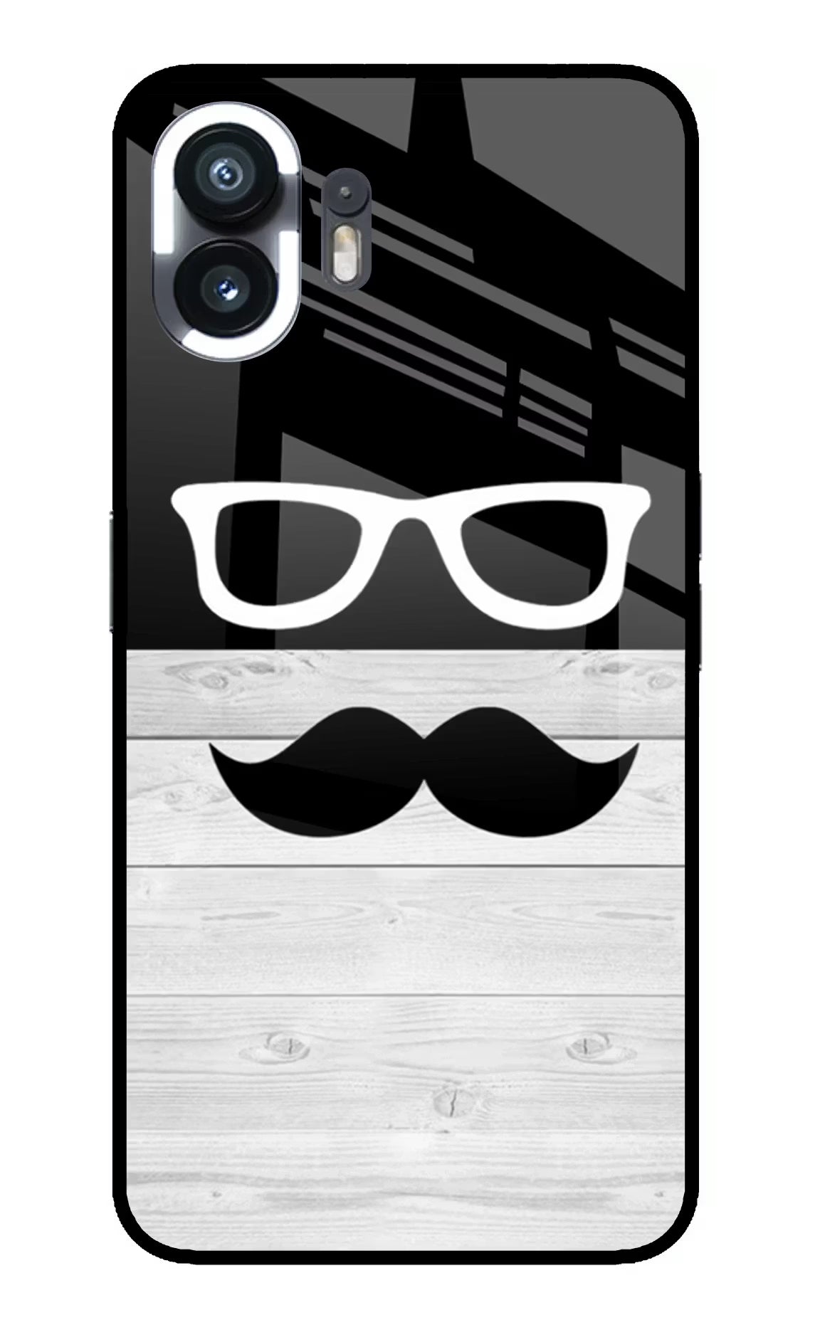 Mustache Nothing Phone 2 Glass Case