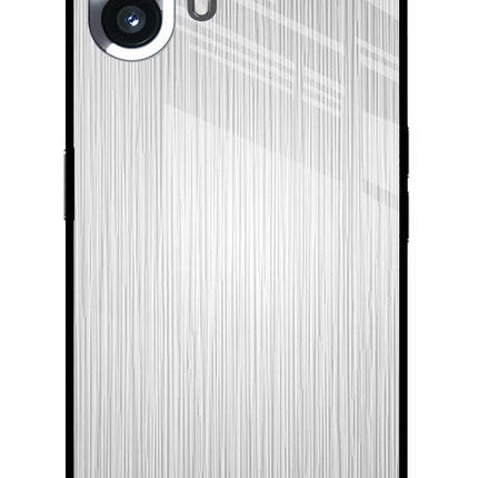 Wooden Grey Texture Nothing Phone 2 Glass Case Back Cover by Casekaro