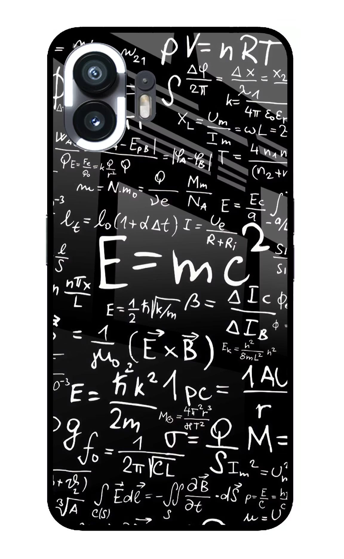 Physics Formula Nothing Phone 2 Glass Case Back Cover by Casekaro