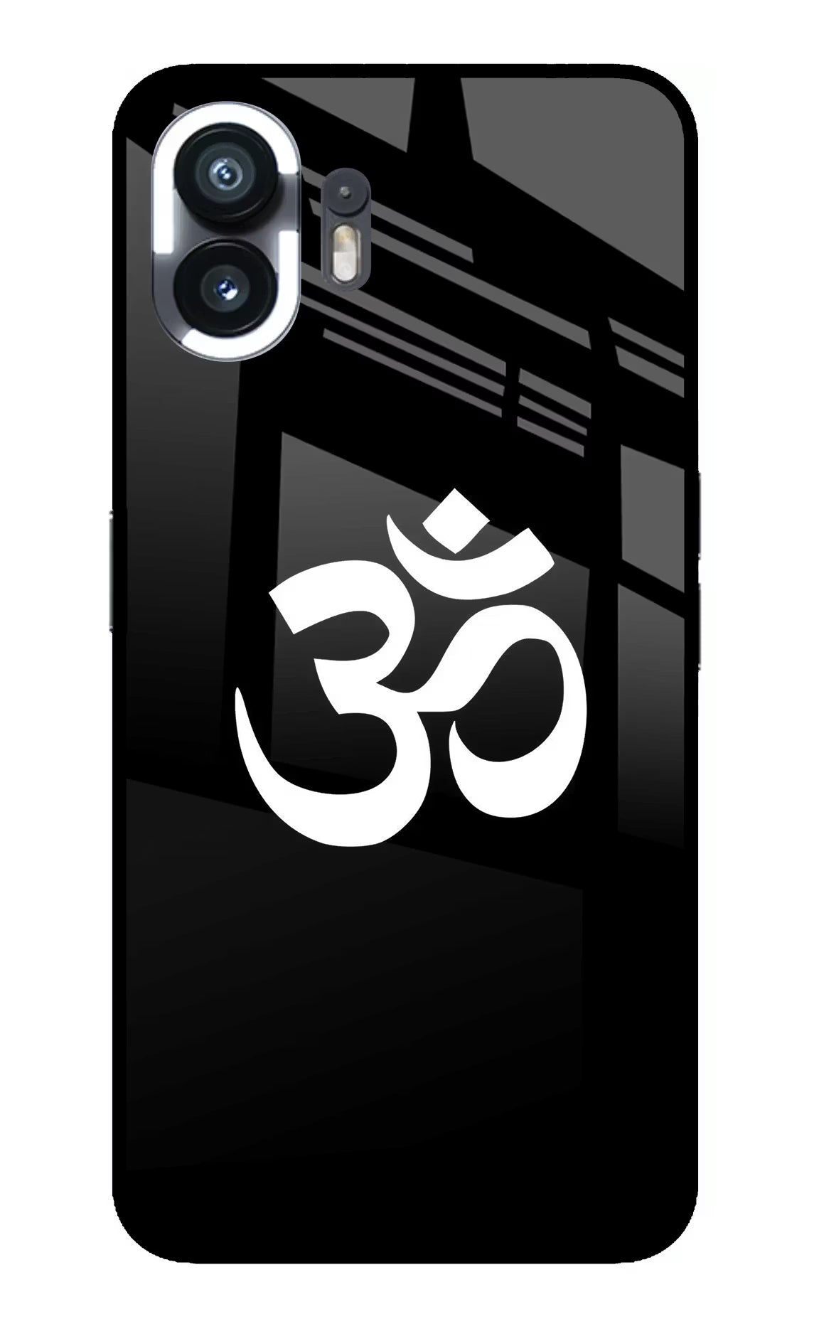Om Nothing Phone 2 Glass Case Back Cover by Casekaro