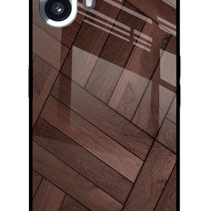 Wooden Texture Design Nothing Phone 2 Glass Case