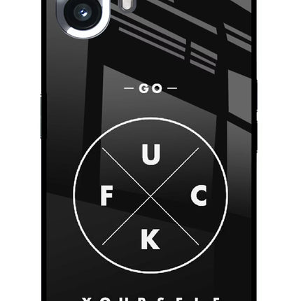 Go Fuck Yourself Nothing Phone 2 Glass Case