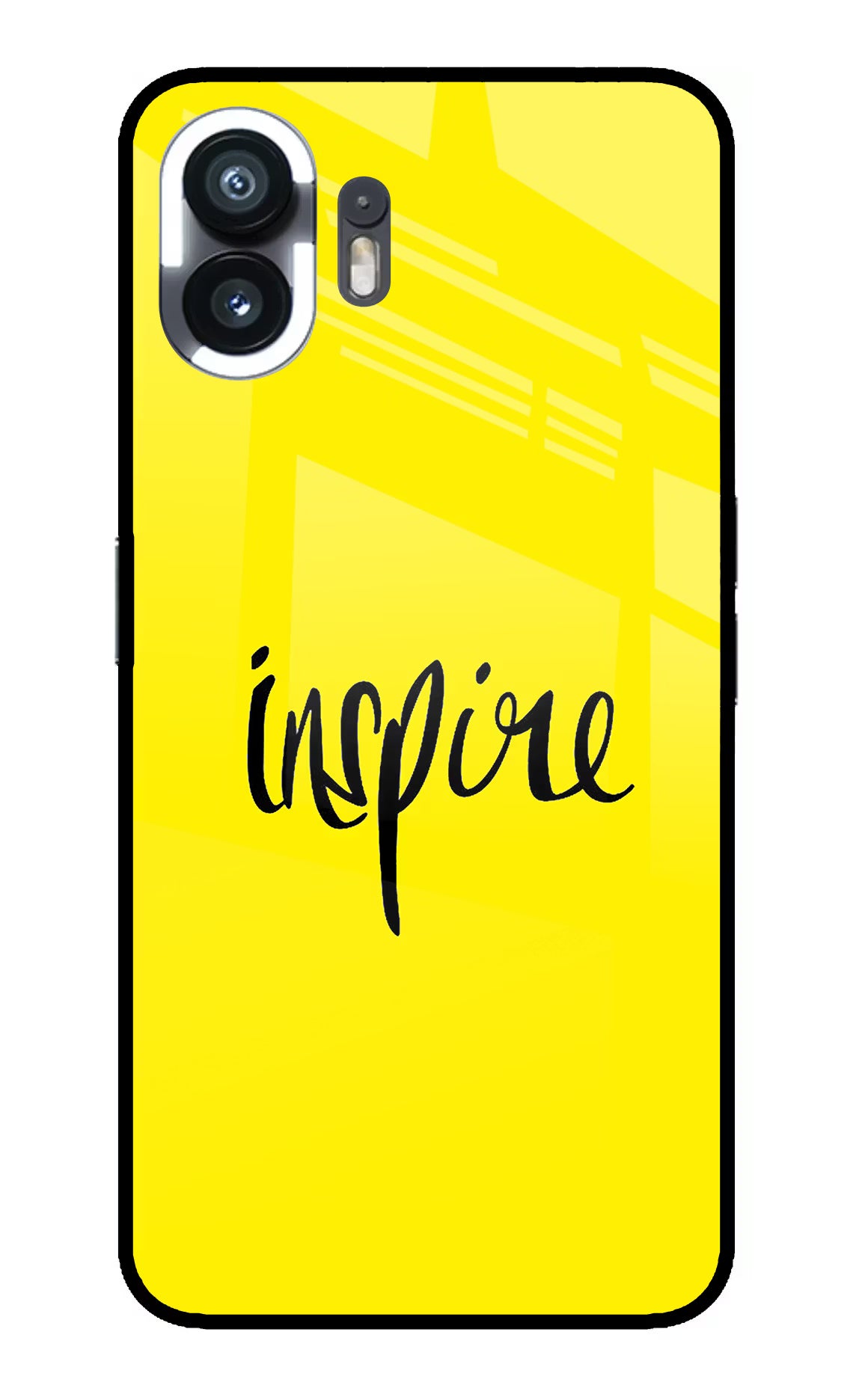 Inspire Nothing Phone 2 Glass Case Back Cover by Casekaro