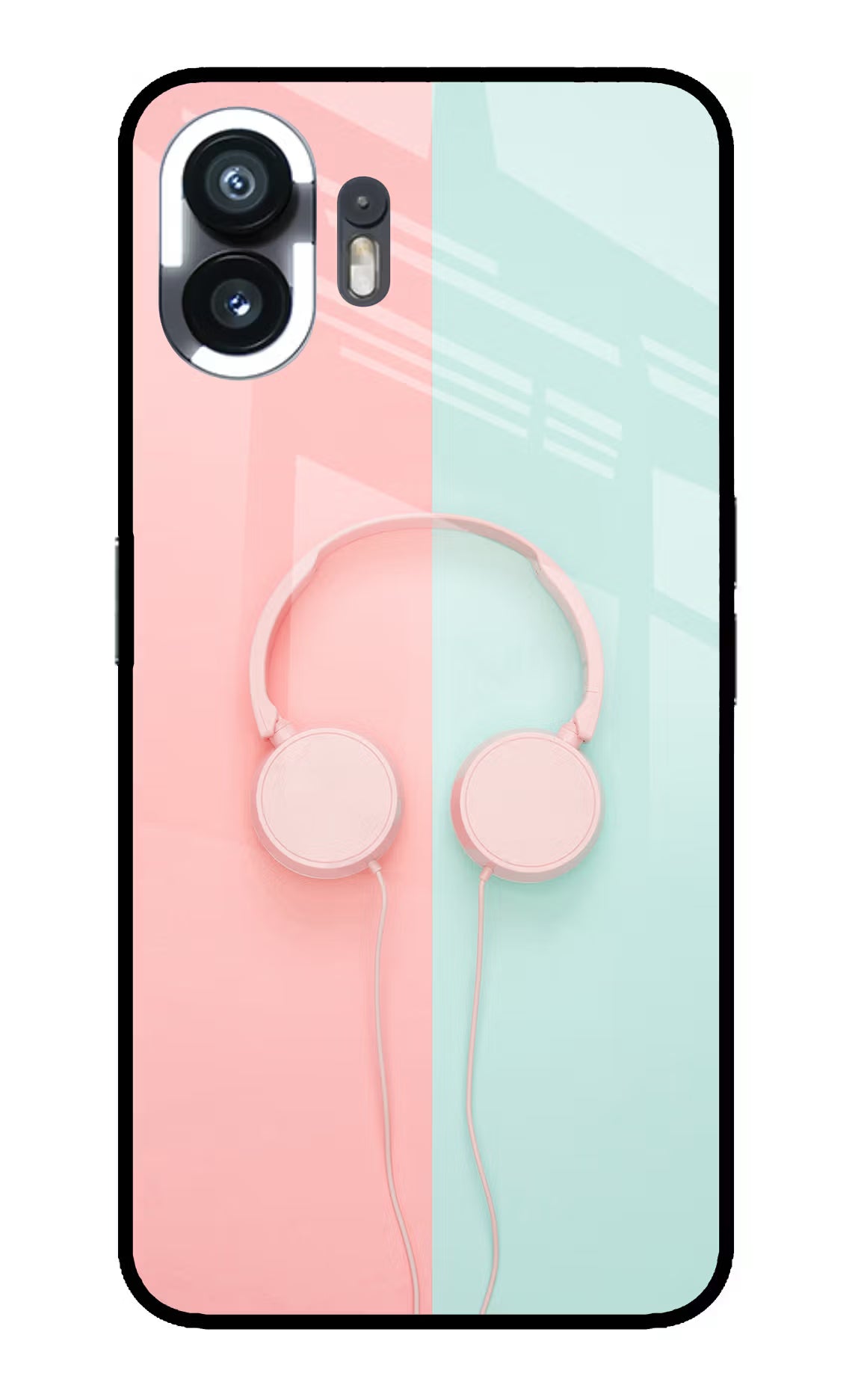 Music Lover Nothing Phone 2 Glass Case Back Cover by Casekaro