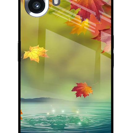 Flowers Nothing Phone 2 Glass Case Back Cover by Casekaro