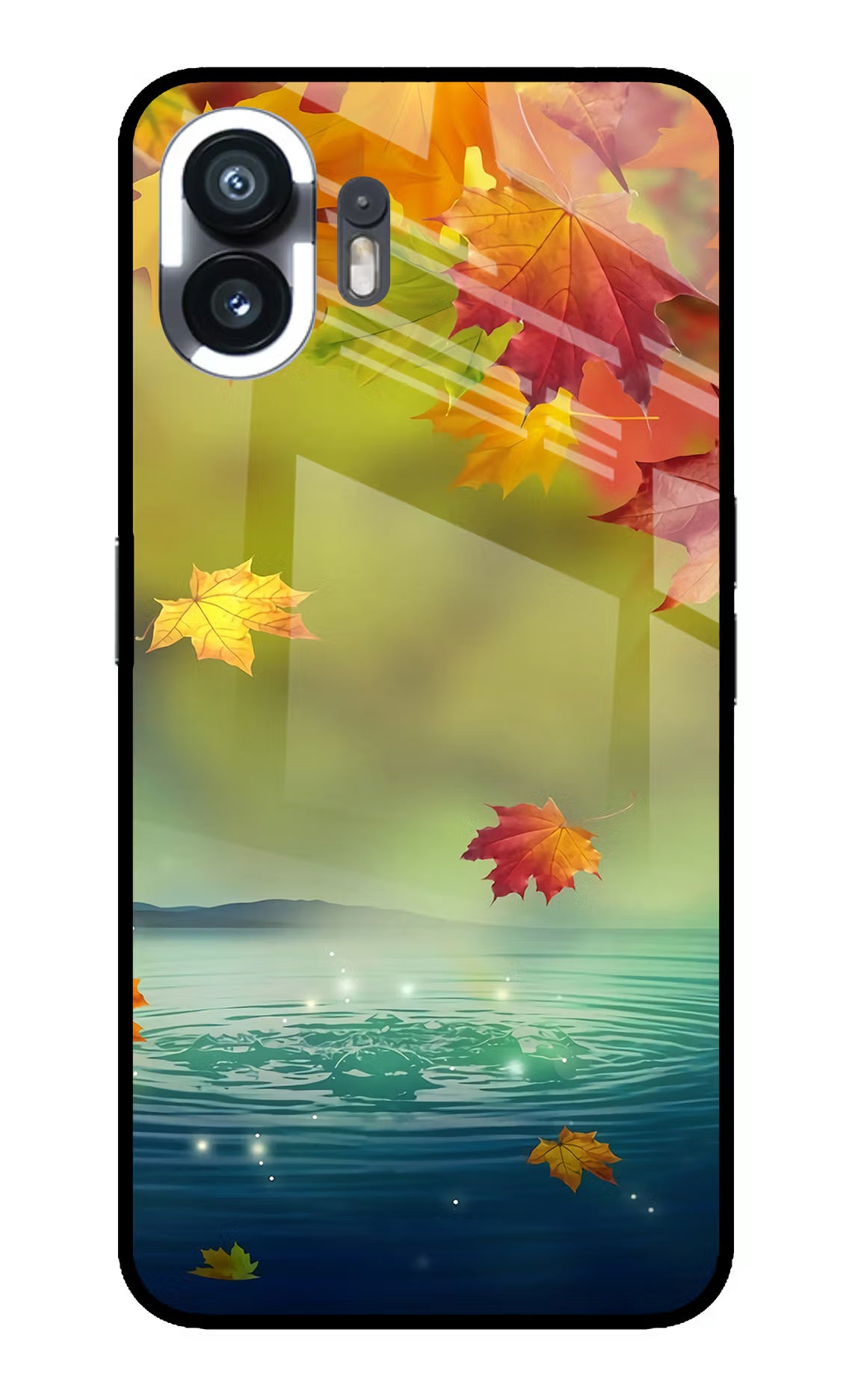 Flowers Nothing Phone 2 Glass Case Back Cover by Casekaro